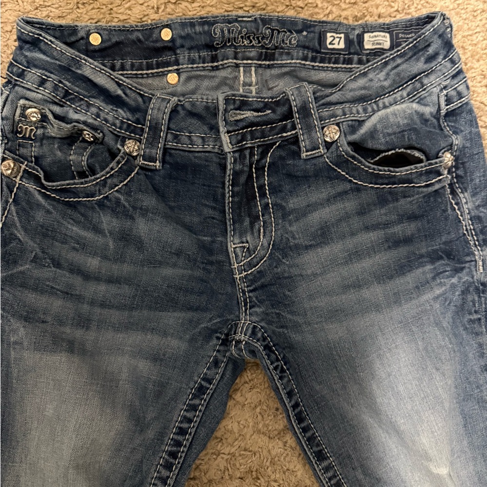 2 pair of MISS ME jeans worn 1x each, not my fit!! Both for $30!